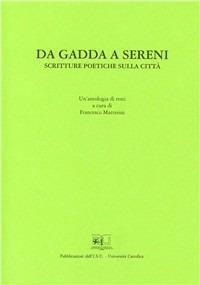 Da Gadda a Sereni. Scritture poetiche sulla città - copertina