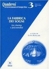 La fabbrica dei sogni tra cinema e psicoanalisi - copertina