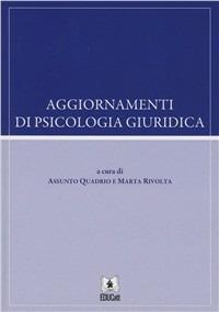 Aggiornamenti di psicologia giuridica - copertina