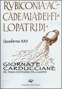 Giornate carducciane nel primo centenario della morte - copertina