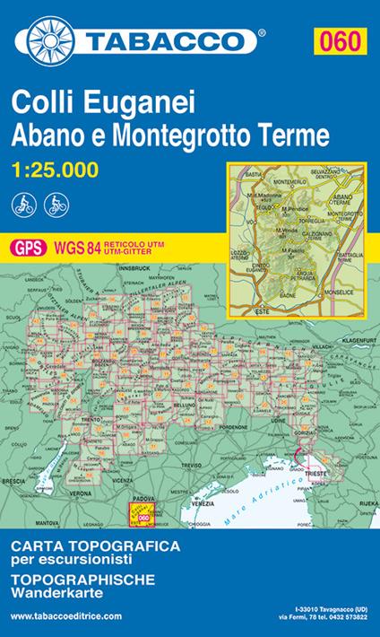 Colli Euganei. Abano Terme, Montegrotto Terme, Este - copertina