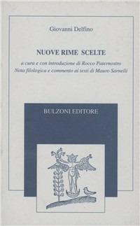 Nuove rime scelte - Giovanni Delfino - copertina