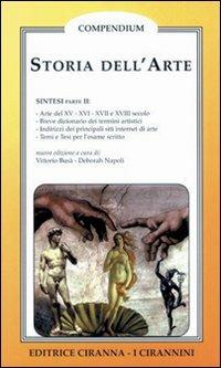 Storia dell'arte. Vol. 2: Arte del XV, XVI, XVII, XVIII secolo. - Vittorio Busà,Deborah Napoli - copertina