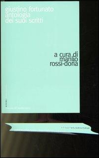 Giustino Fortunato. Antologia dei suoi scritti - copertina