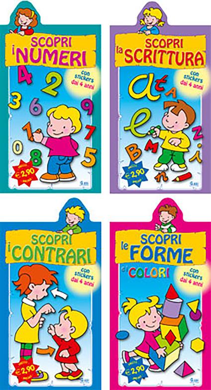 Scopriamo e coloriamo. Ediz. illustrata - copertina