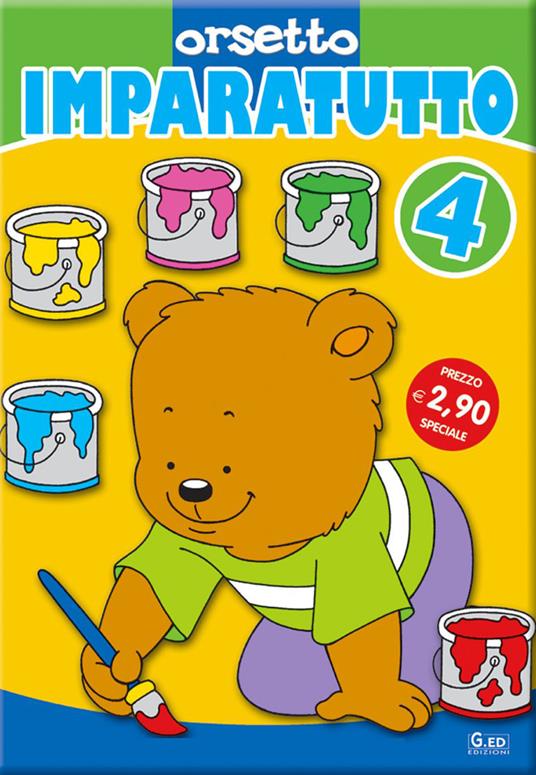 Orsetto imparatutto 1, 2, 3, 4. Ediz. illustrata - copertina