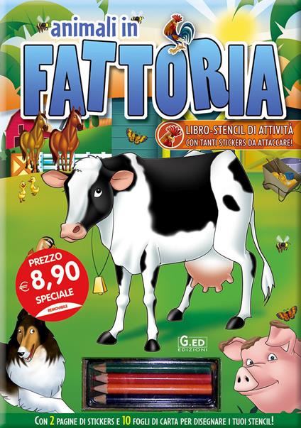 Gli animali della fattoria. Ediz. illustrata - copertina