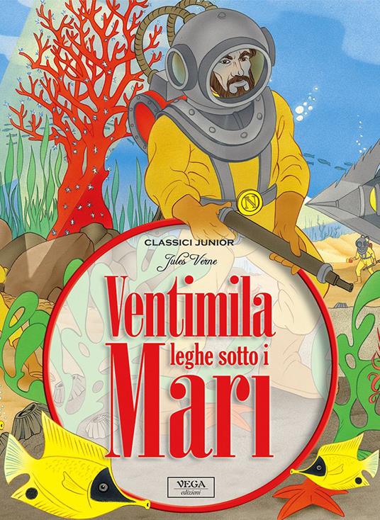 Ventimila leghe sotto i mari - Jules Verne - copertina