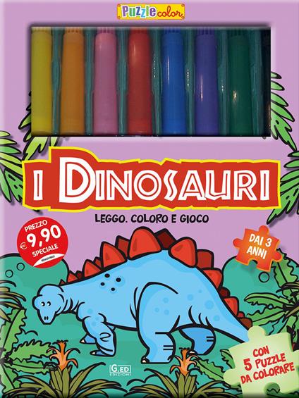 Dinosauri. I giganti della preistoria a grandezza naturale. Ediz. illustrata - copertina