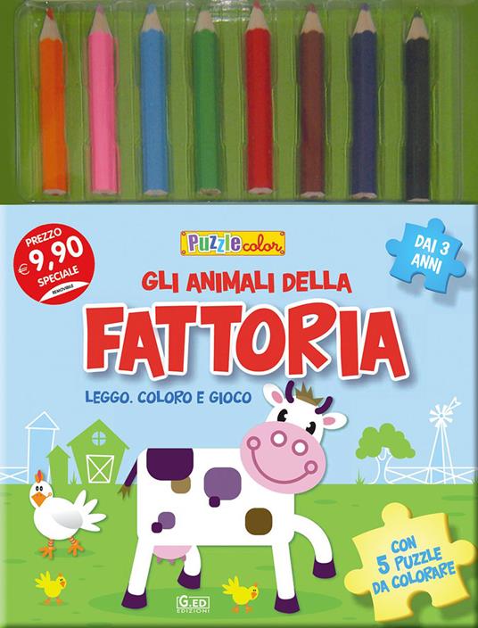 Gli animali della fattoria. Ediz. illustrata - copertina