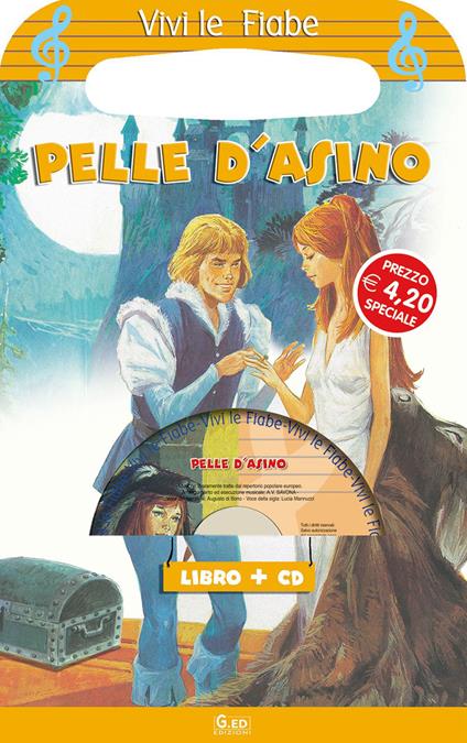 Pelle d'asino. Ediz. illustrata. Con CD-ROM - copertina