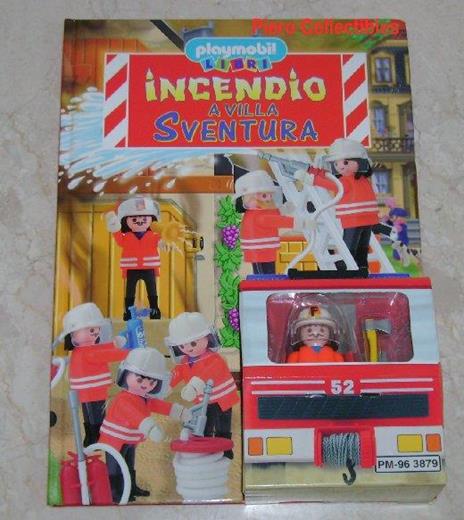 Playmobil Libri Playset Incendio Villa Sventura Figure - 2