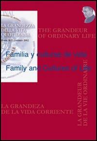 Familia y culturas de vida-Family and Cultures of Life - copertina