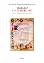 Belluno. Statuti del 1392