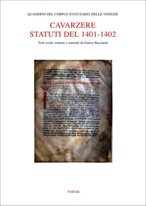 Cavarzere. Statuti del 1401-1402 - copertina