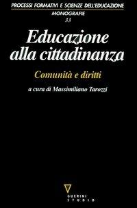 Educazione alla cittadinanza. Comunità e diritti - copertina