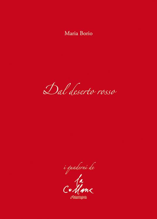 Dal deserto rosso - Maria Borio - copertina