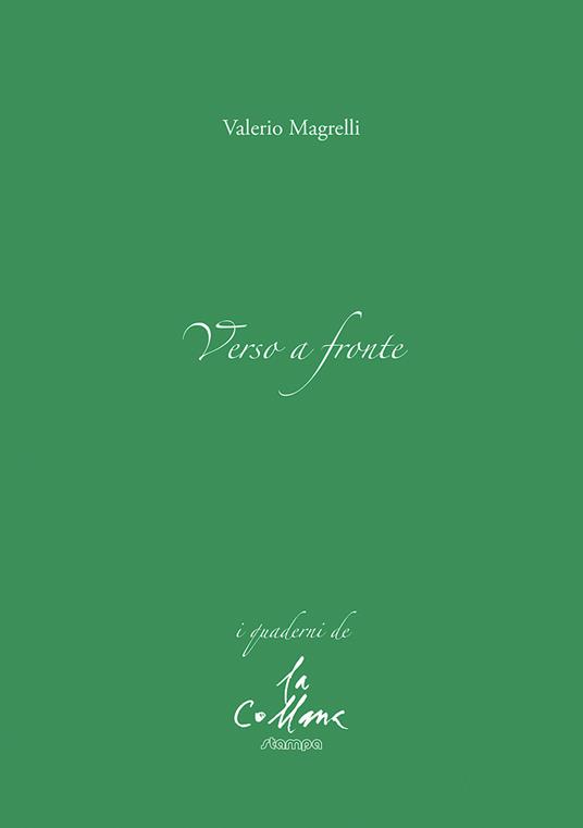 Verso a fronte - Valerio Magrelli - copertina