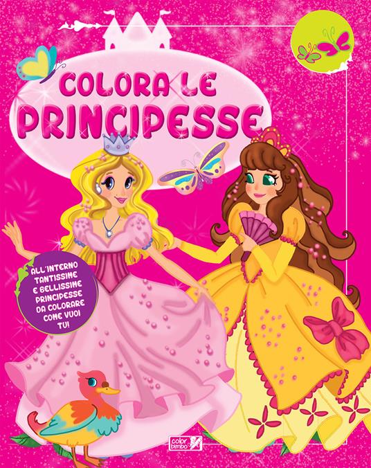 Colora le principesse - copertina