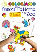 Coloriamo animali della fattoria e dello zoo