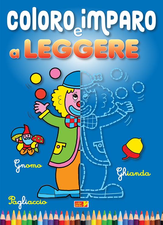 Coloro e imparo a leggere - copertina