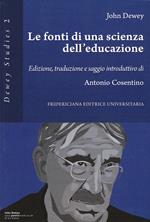 Le fonti di una scienza dell'educazione