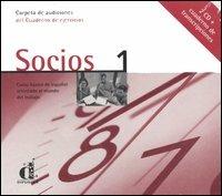 Socios. Curso básico de español orientado al mundo del trabajo. Carpeta de audiciones del cuaderno de ejercicios. 2 CD Audio. Con cuaderno de transcripciones. Vol. 1 - Jaime Corpas,Lola Martínez - copertina