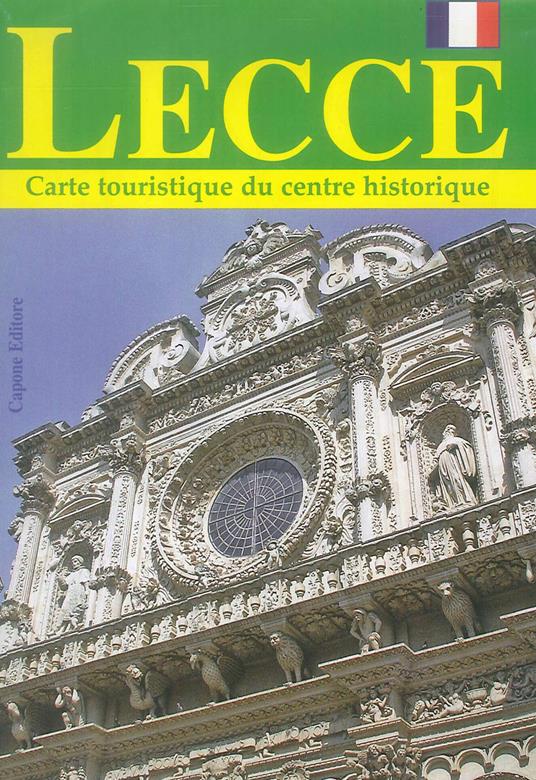 Lecce. Carte touristique du centre historique - copertina