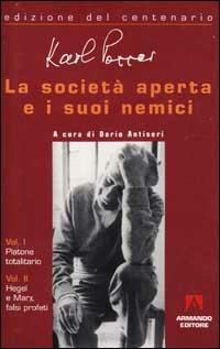 La società aperta e i suoi nemici - Karl R. Popper - copertina