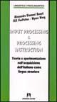 Input processing e processing instruction - Alessandro Benati,Bill Van Patten,Winne Wong - copertina