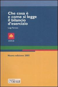 Che cosa è e come si legge il bilancio d'esercizio - Luigi Ferrara - copertina