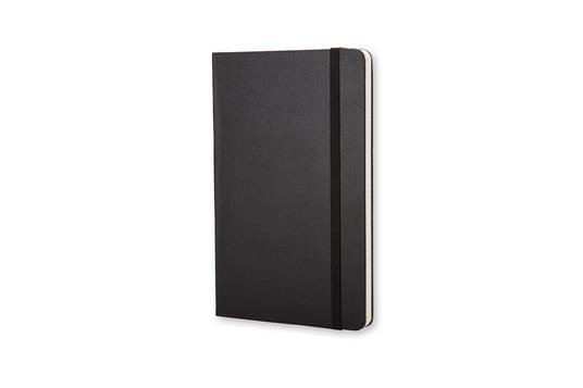 Taccuino Moleskine large a quadretti copertina rigida nero. Black - 3