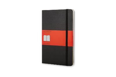 Rubrica Moleskine large copertina rigida nero. Black