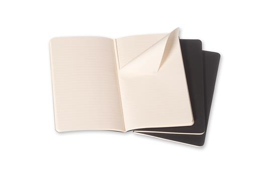 MOLESKINE Quaderno Cahier A5 497-0 in bianco, nero 3 pezzi - 154300 -  Papeterie Fischer AG