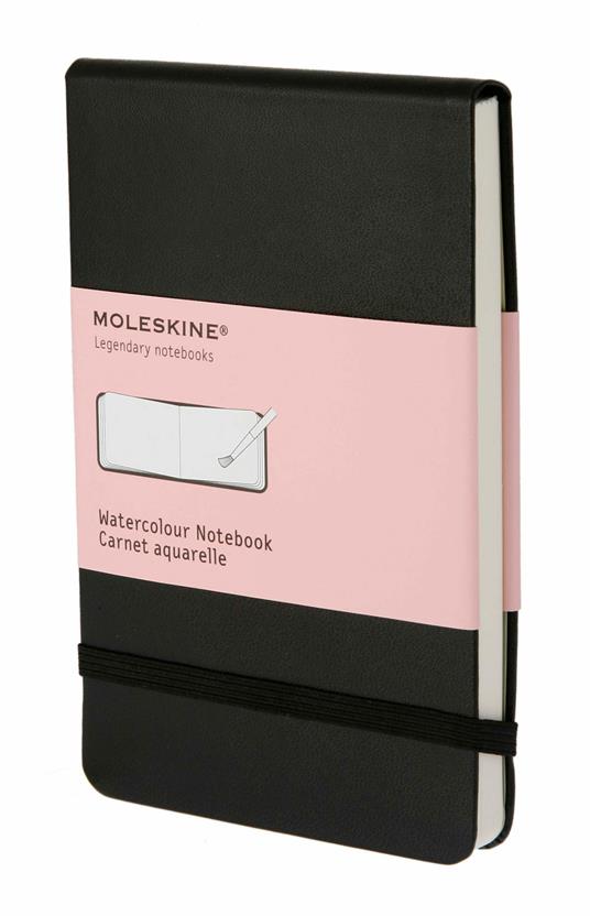 Album per acquerelli Art Watercolor Album Moleskine pocket copertina rigida nero. Black - 6