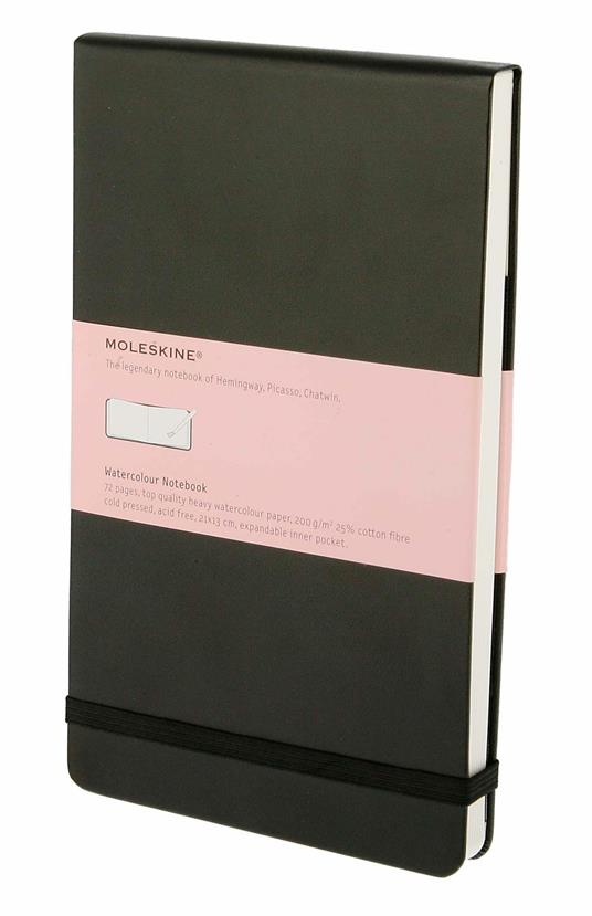 Album per acquerelli Art Watercolor Album Moleskine large copertina rigida nero. Black - 5