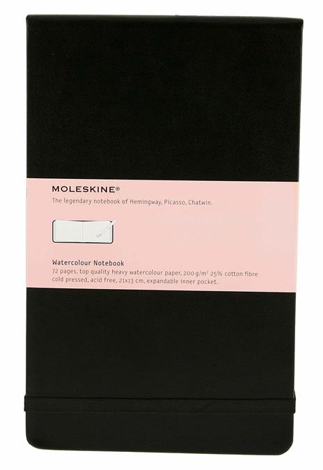 Album per acquerelli Art Watercolor Album Moleskine large copertina rigida  nero. Black - Moleskine - Cartoleria e scuola | IBS