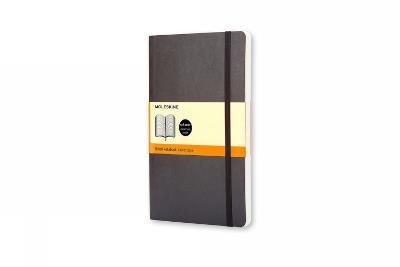 Taccuino Moleskine large a righe copertina morbida nero. Black - 2