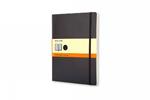 Taccuino Moleskine XL a righe copertina morbida nero. Black