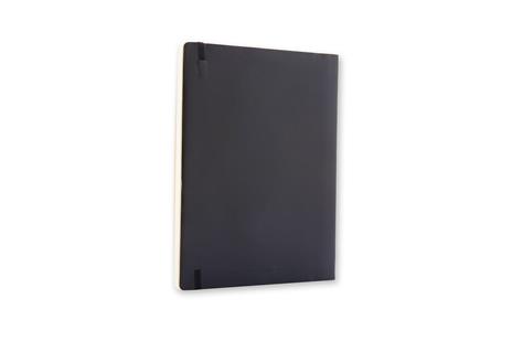 Taccuino Moleskine XL a quadretti copertina morbida nero. Black - 7