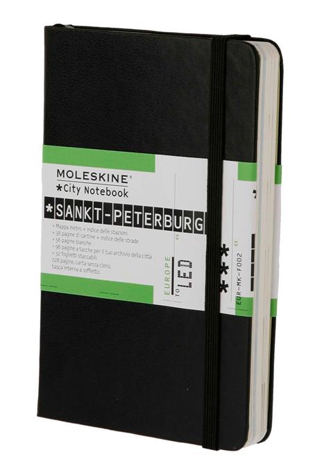 Moleskine City Notebook Sankt-Peterburg