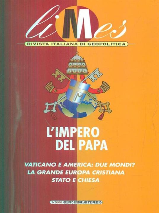 Limes. Rivista italiana di geopolitica (2000). Vol. 1 - copertina