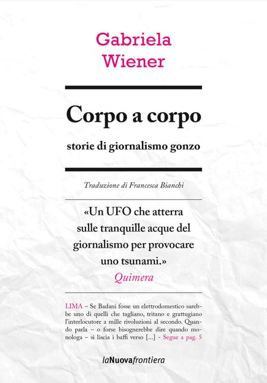 Corpo a corpo - Gabriela Wiener,F. Bianchi - ebook