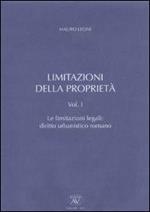 Limitazioni della proprietà. Vol. 1: Le limitazioni legali. Diritto urbanistico romano.