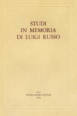 Studi in memoria di Luigi Russo