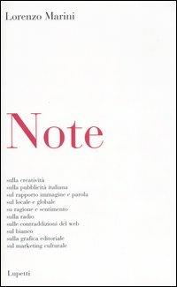 Note - Lorenzo Marini - copertina