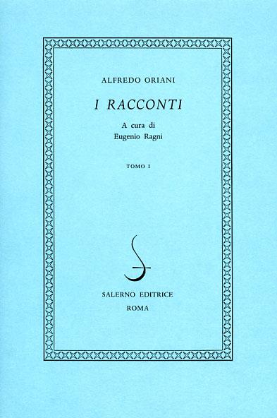 I racconti - Alfredo Oriani - copertina