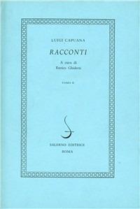 Racconti - Luigi Capuana - copertina