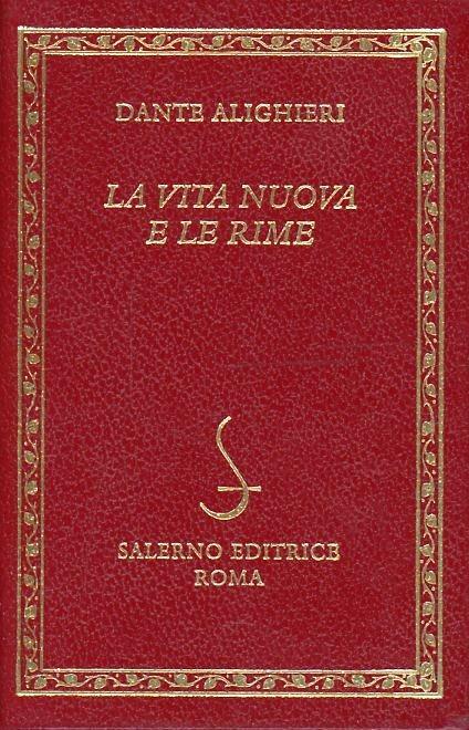 La vita nuova-Le rime - Dante Alighieri - copertina