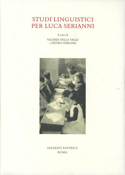 Studi linguistici per Luca Serianni - copertina